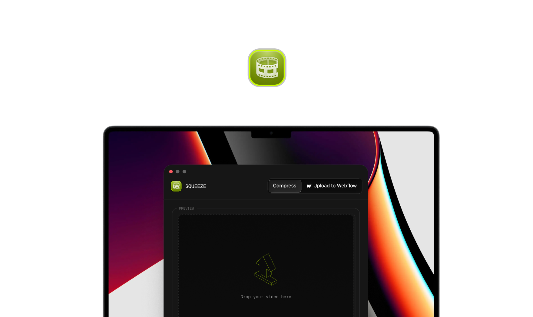 Squeeze app interface